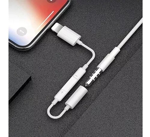 Adaptador Compatible iPhone Lightning Conector Audio 3.5 Mm.