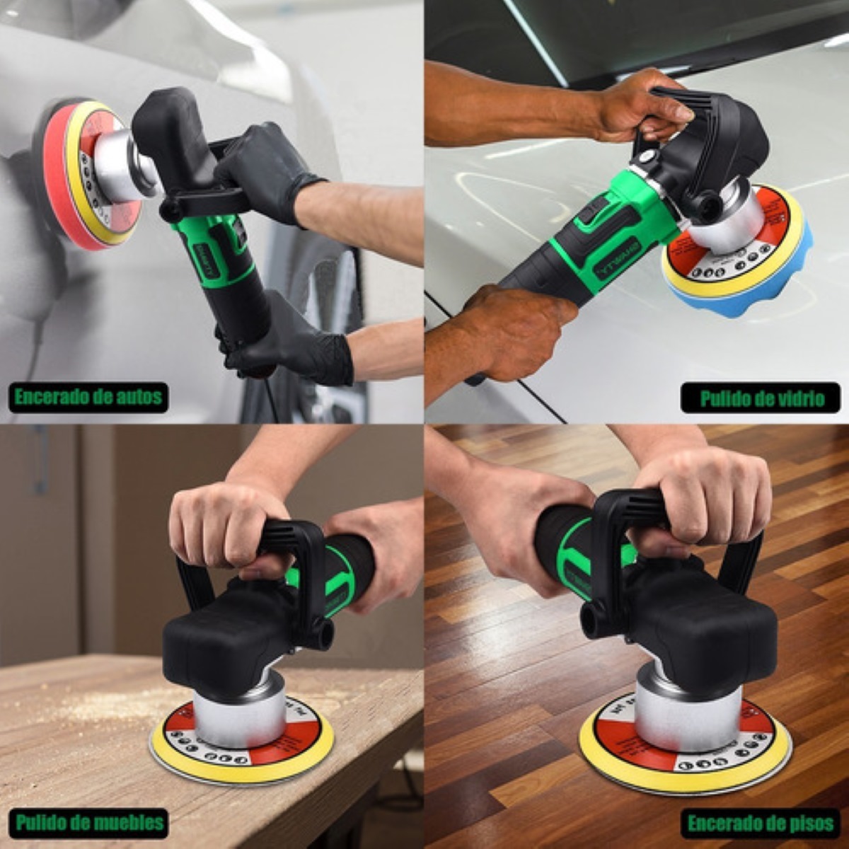 Pulidora Orbital De Velocidad Variable Y Lijadora 