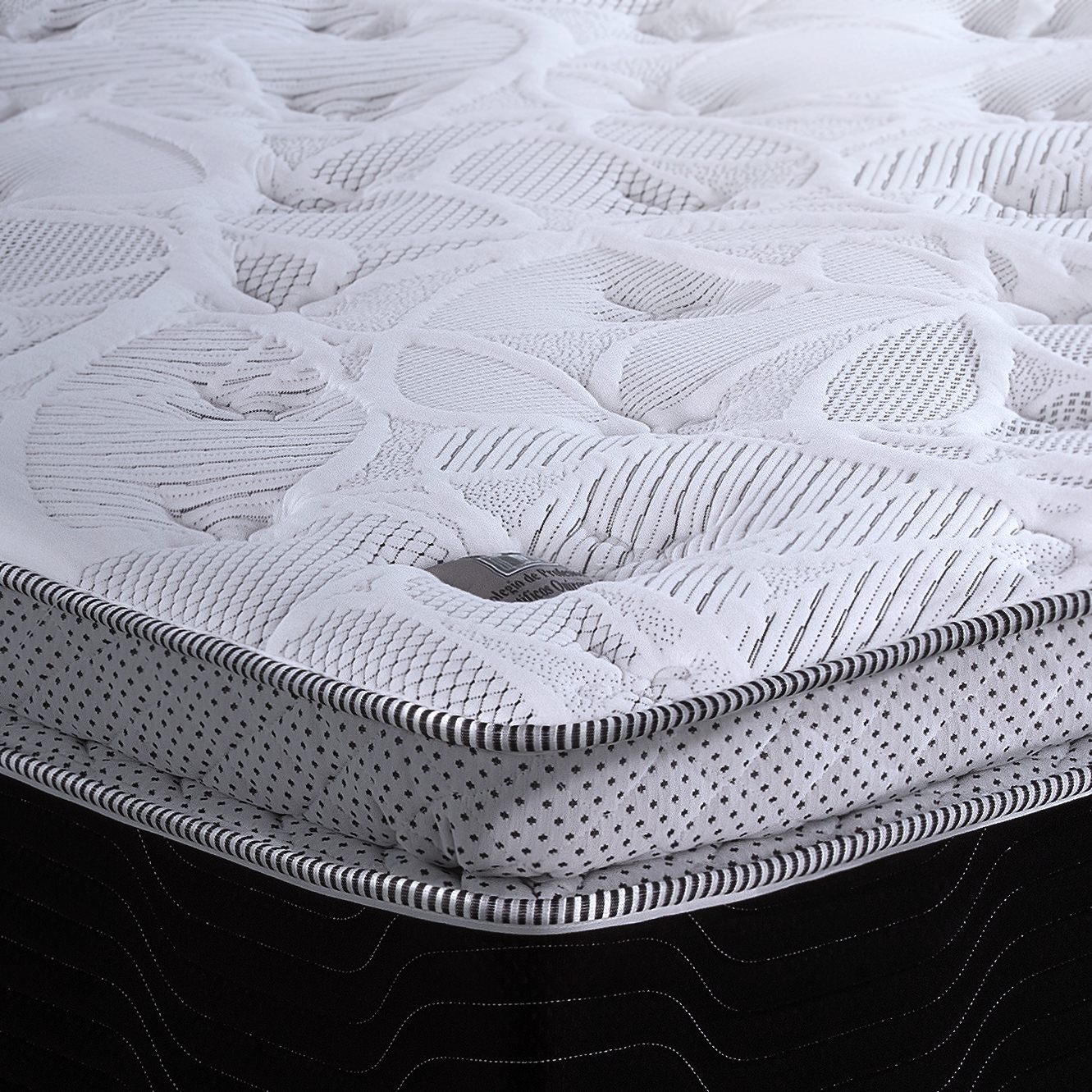 Juego De Box Y Colchon Helsinki Spring Air - King Size.