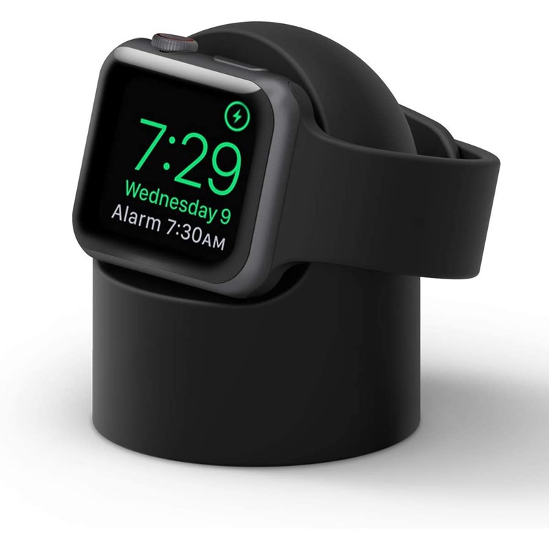 Soporte de silicona para Apple Watch.