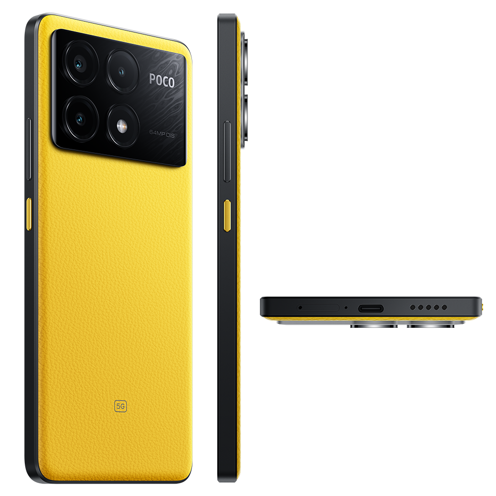 Celular Xiaomi POCO X6 Pro 5G 512GB 12GB Yellow. Celular Xiaomi POCO X6 Pro 5G 512GB 12GB Yellow.
