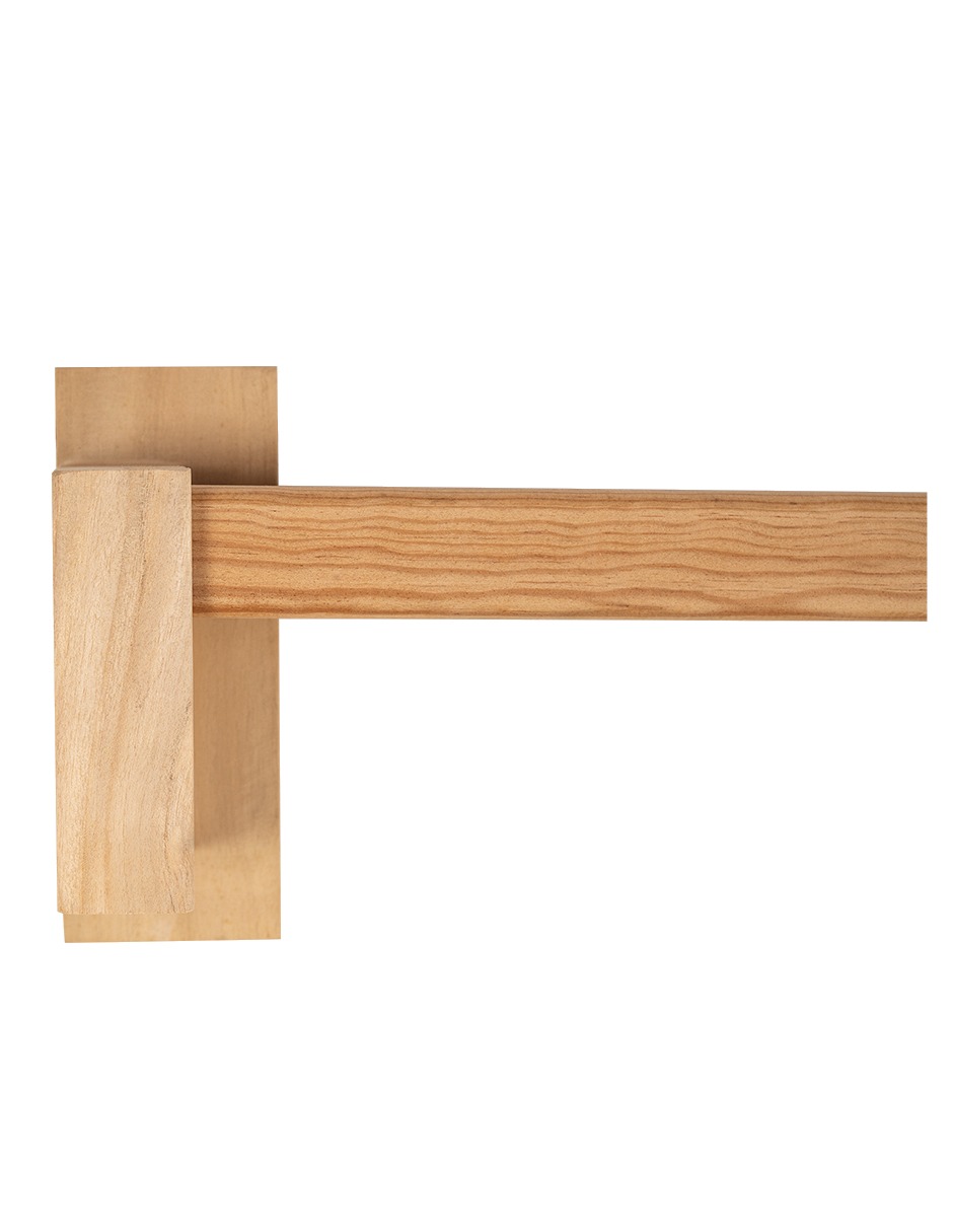 Cortinero Artesanal de Madera Milan  doble 180 .
