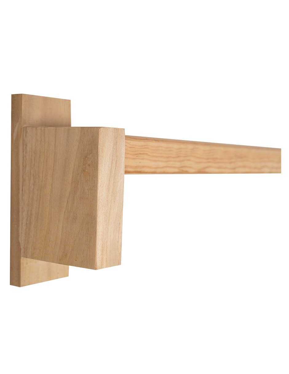 Cortinero Artesanal de Madera Milan  doble 180 .