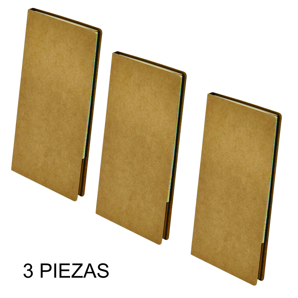 Porta Notas adhesivas de colores para oficina paquete de 3 piezas