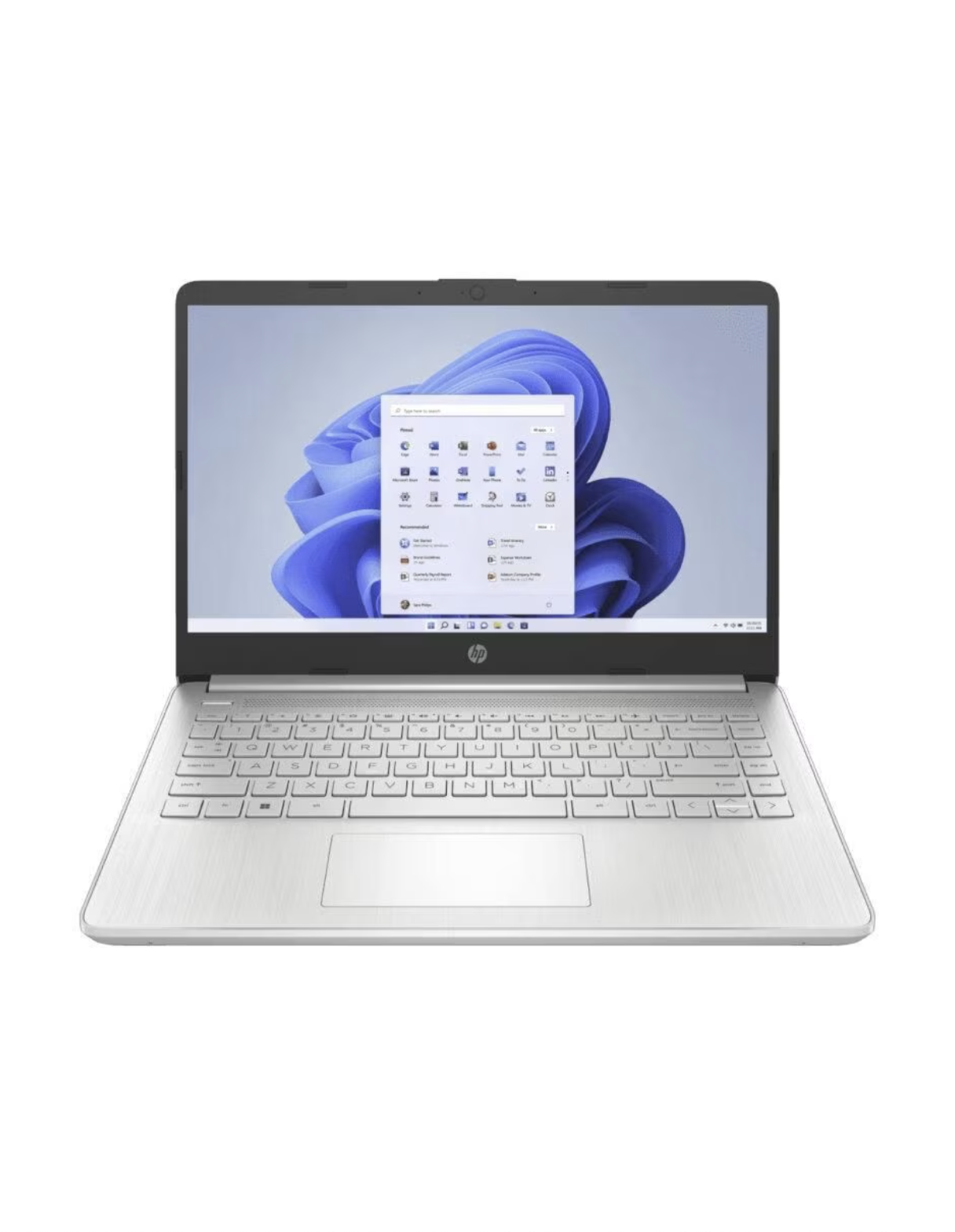 Laptop HP 14" HD, Intel Celeron N4120, 4GB RAM, 128GB SSD, Windows 11 Home 64-bit,Teclado Español, Color Plata.