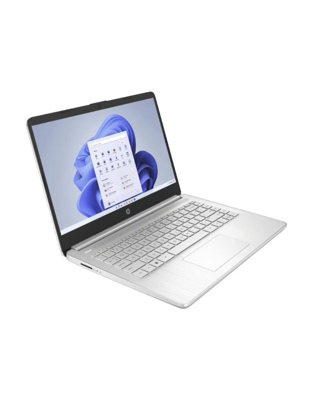 Laptop HP 14" HD, Intel Celeron N4120, 4GB RAM, 128GB SSD, Windows 11 Home 64-bit,Teclado Español, Color Plata.