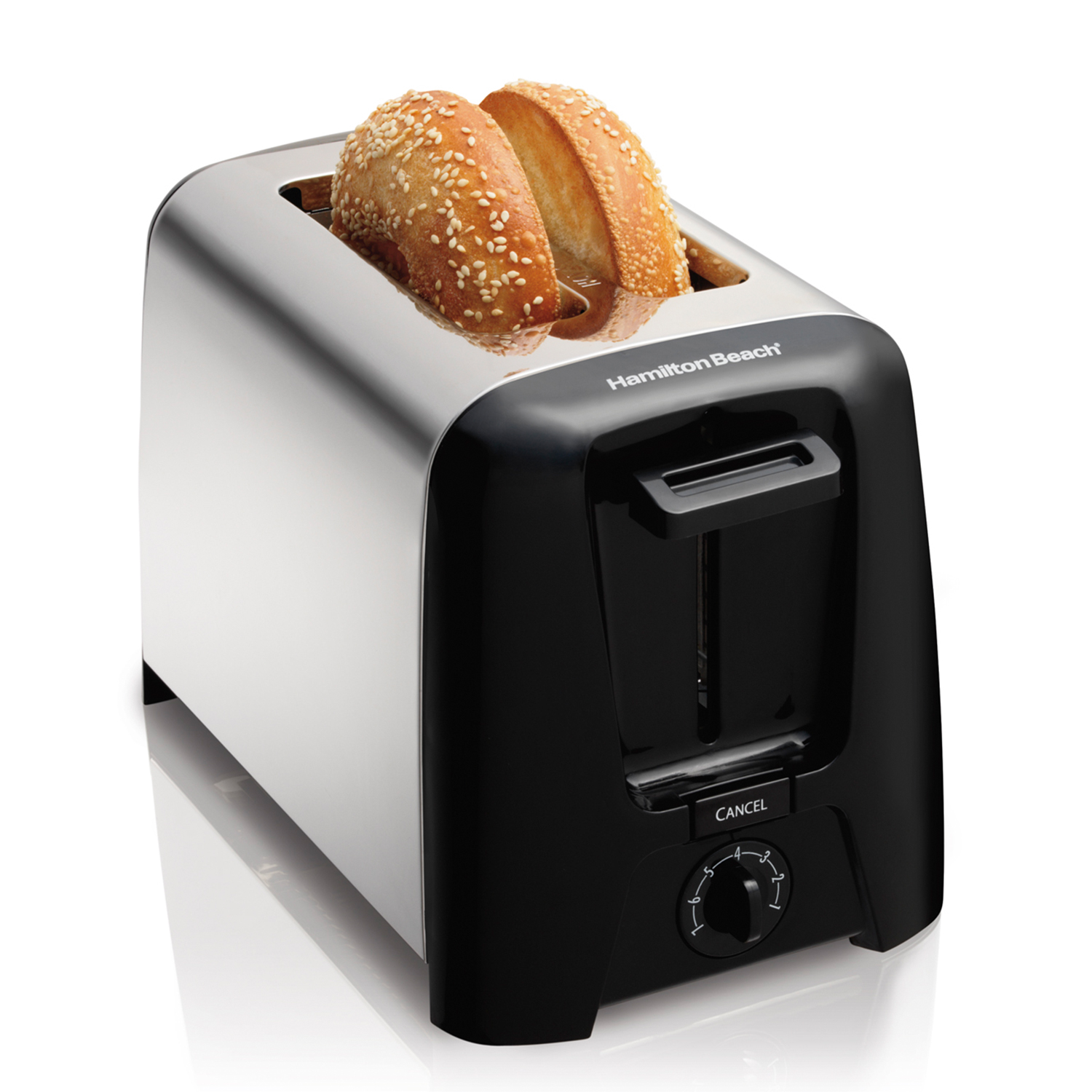 Tostador de Pan Hamilton Beach 22614V 2 Rebanadas Metalico Negro.