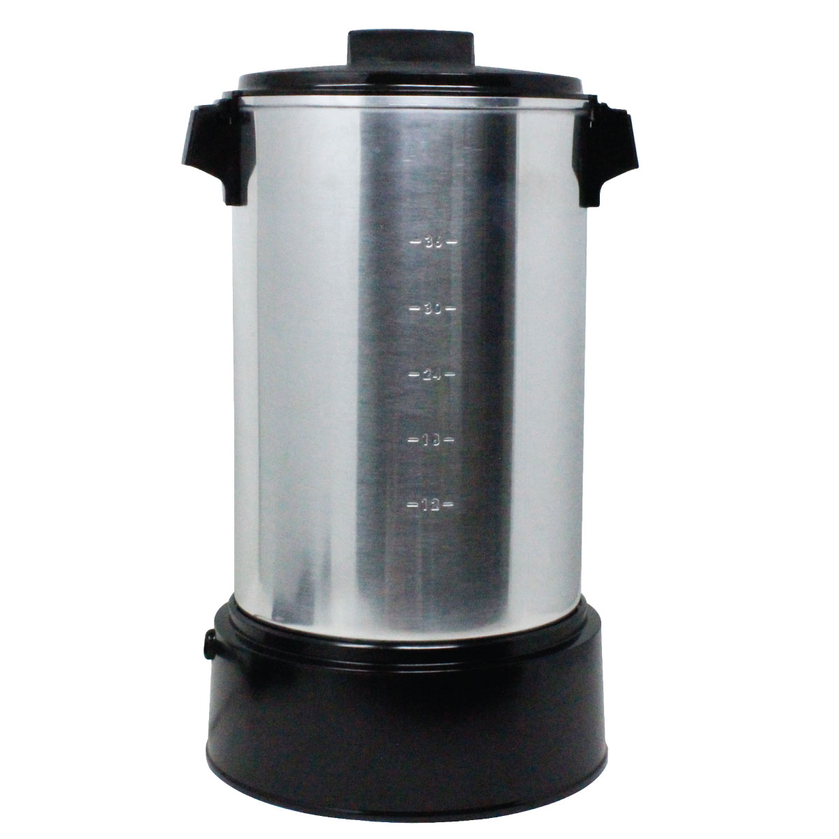 Cafetera Percoladora 36 Tazas de Grado Comercial en Aluminio Pulido West Bend 43536.