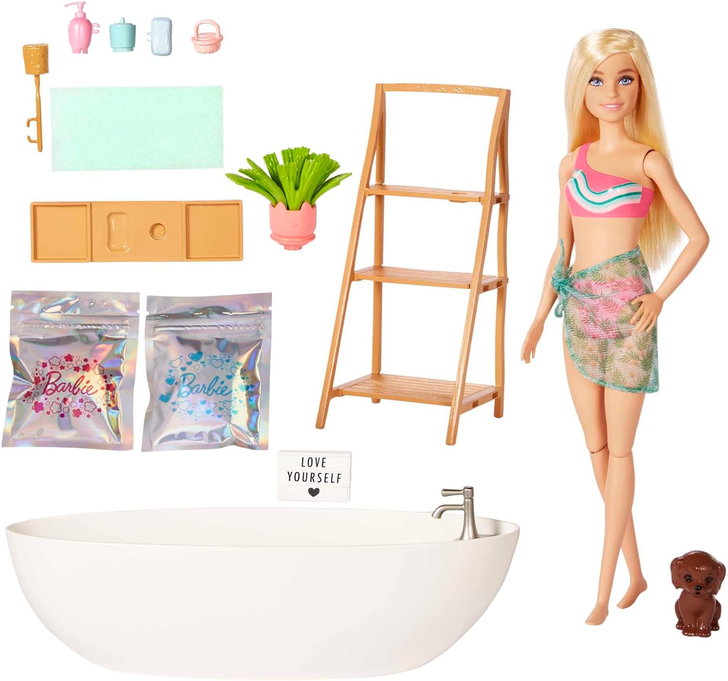 Barbie Fashion & Beauty Baño De Burbujas Con Confeti.