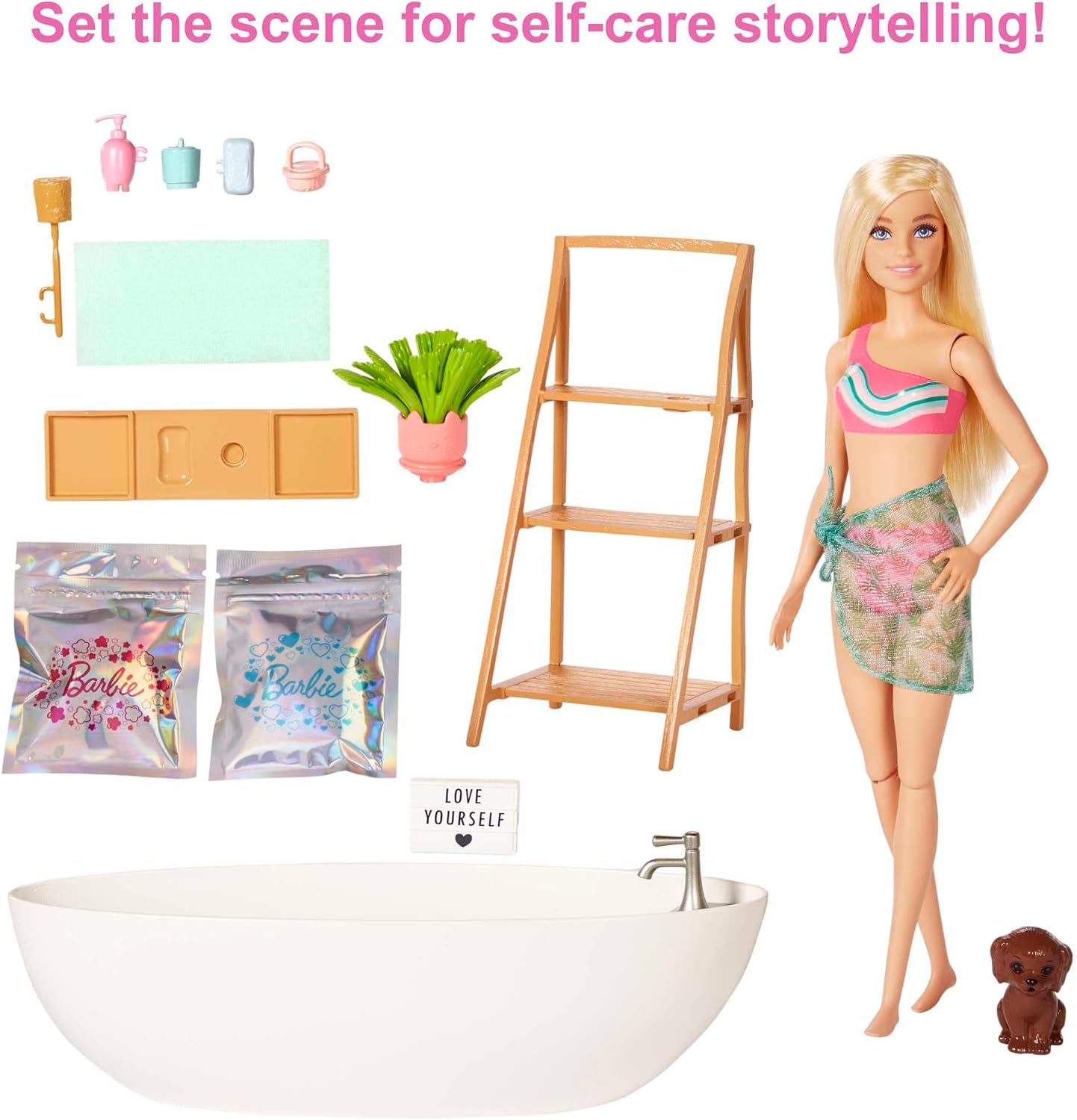 Barbie Fashion & Beauty Baño De Burbujas Con Confeti.