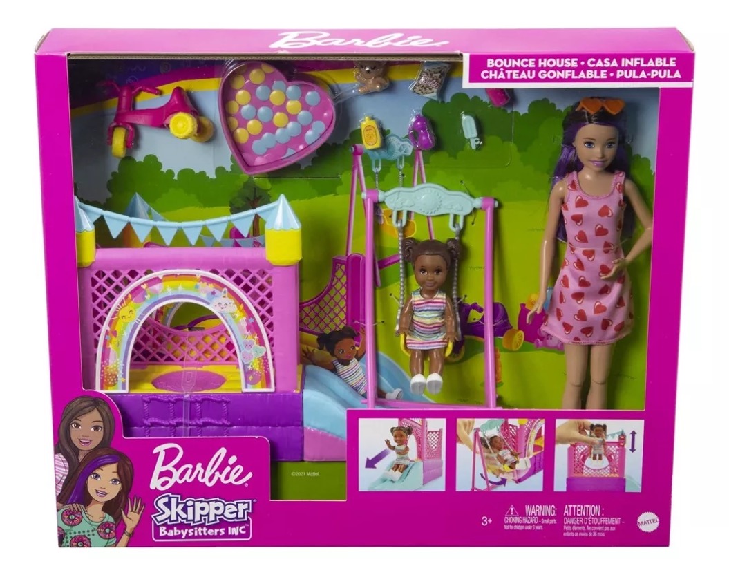Barbie Muñeca Skipper babysitters Parque De Juegos