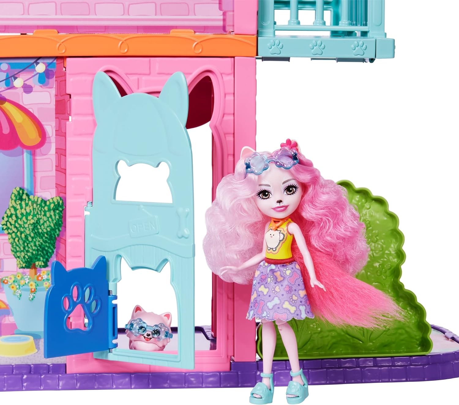 Enchantimals City Tails Apartamento De Palmer Pomeranian.