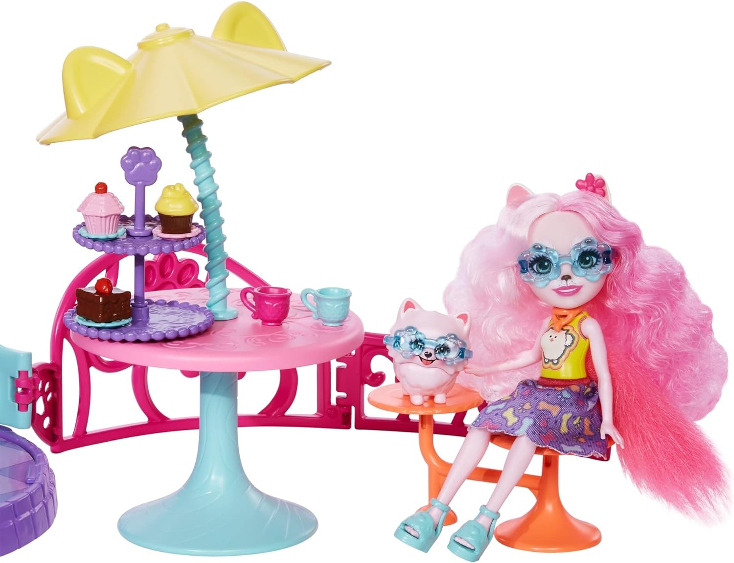 Enchantimals City Tails Apartamento De Palmer Pomeranian.
