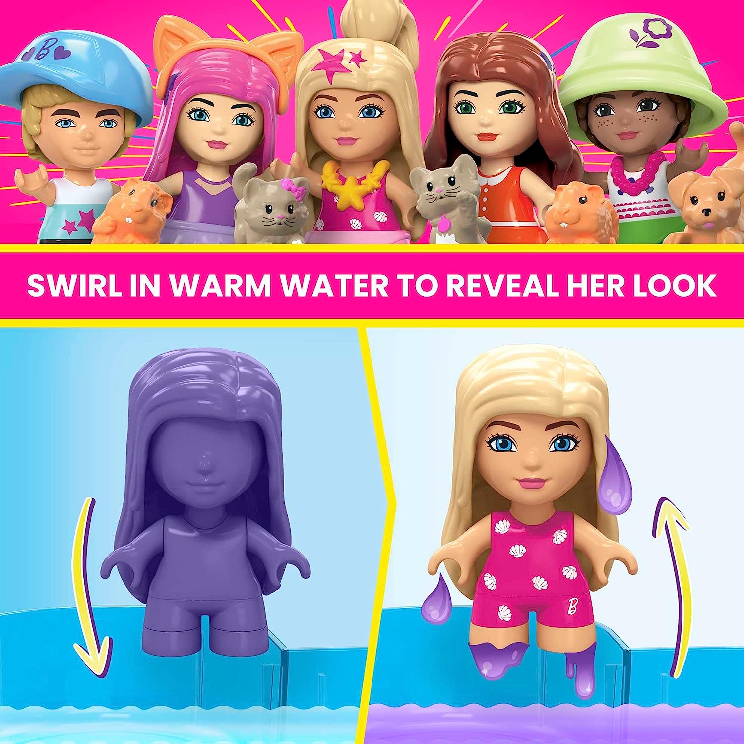 Mega Construx Barbie Color Reveal Casa de los Sueños.