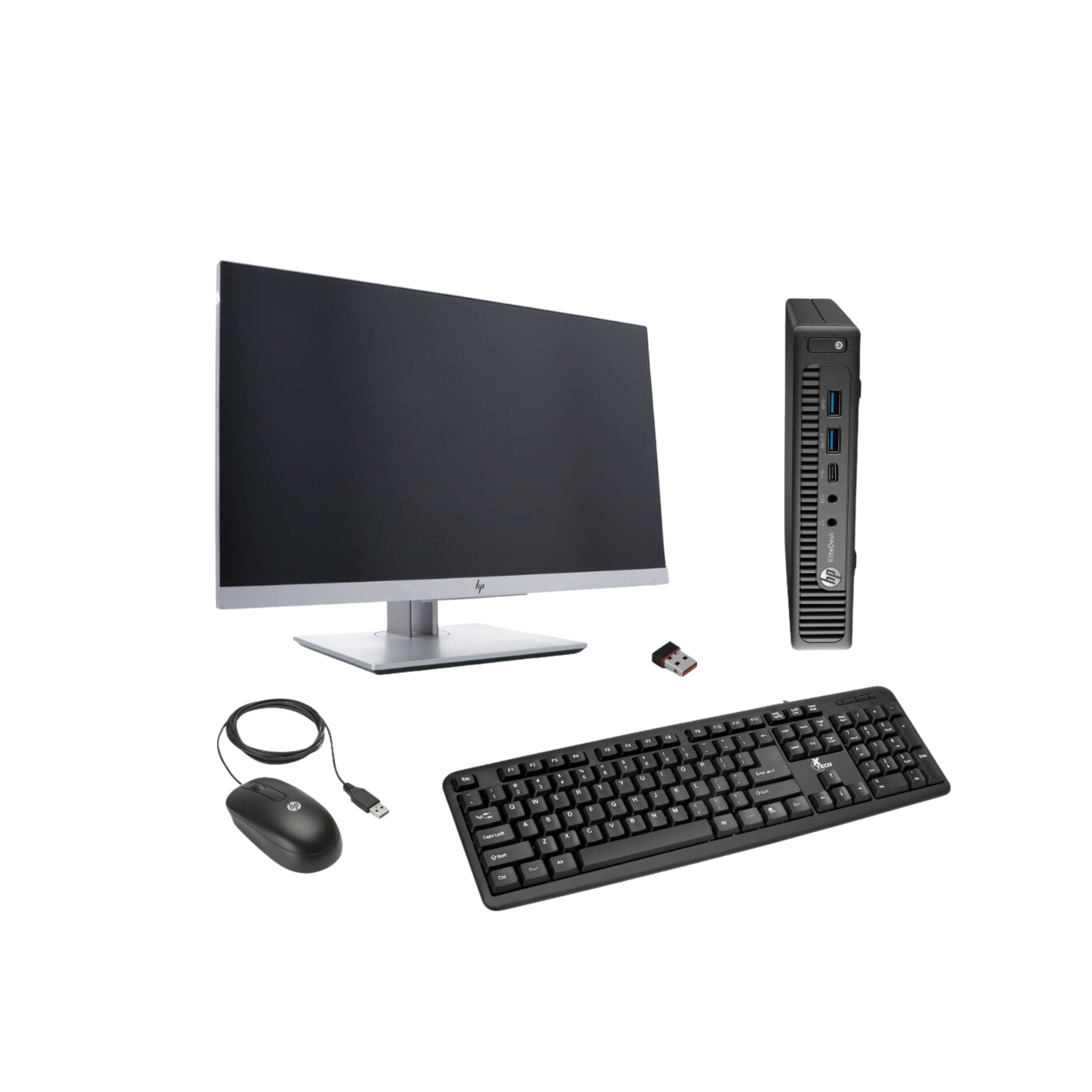 Equipo Completo Mini Cpu HP I5 10ma Gen 16ram/480ssd Monitor 24 PuLG.
