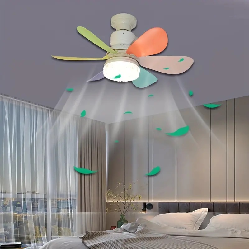 Ventilador de techo con luz con control.