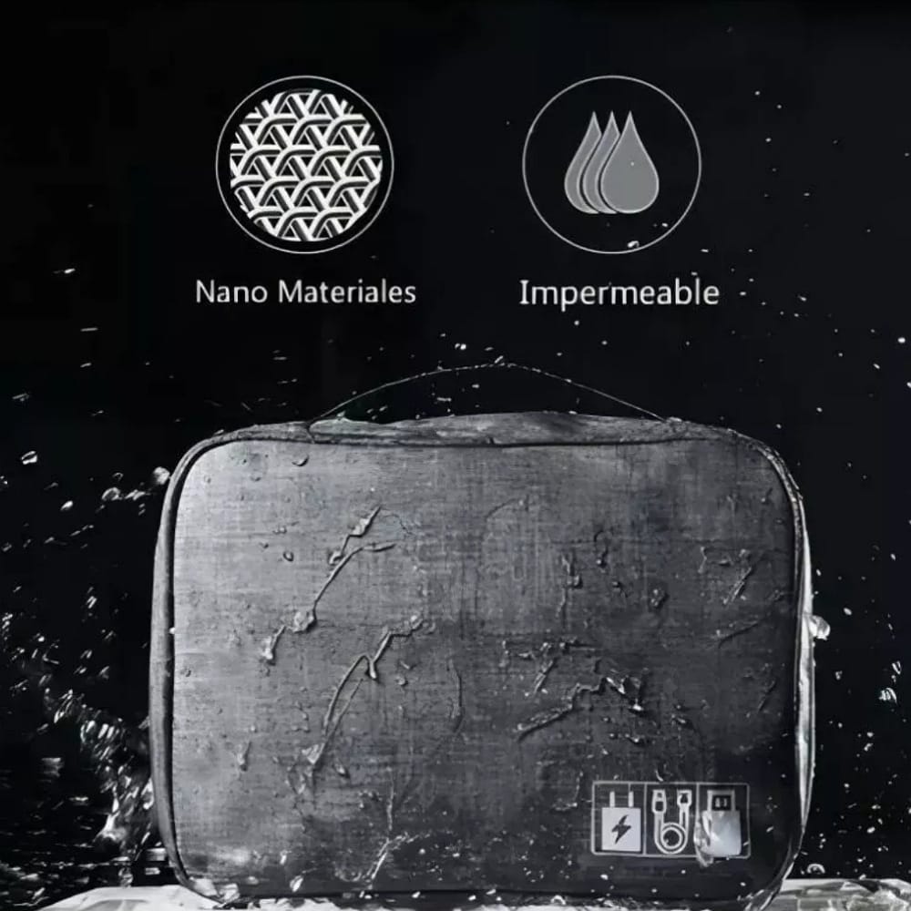 Estuche Cargador Usb Organizador Bolsa De Cables Impermeable