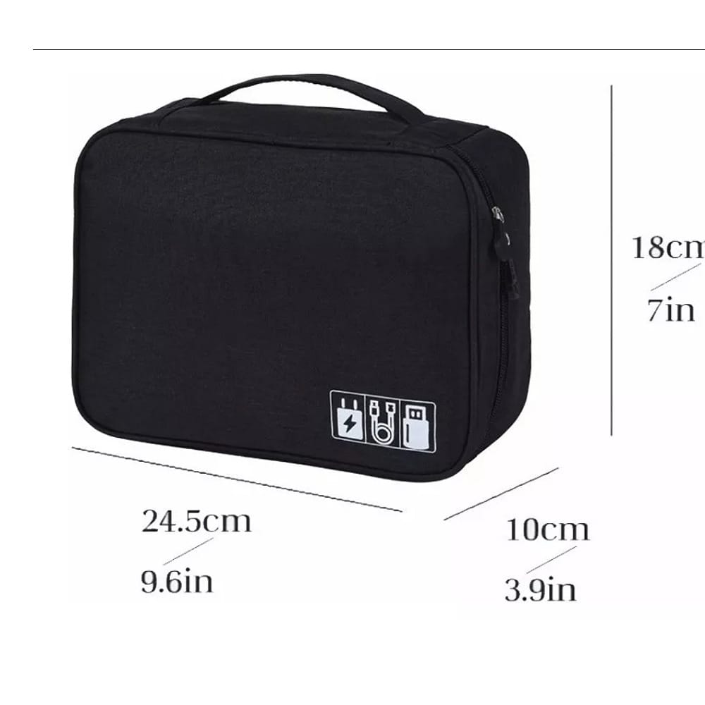 Estuche Cargador Usb Organizador Bolsa De Cables Impermeable