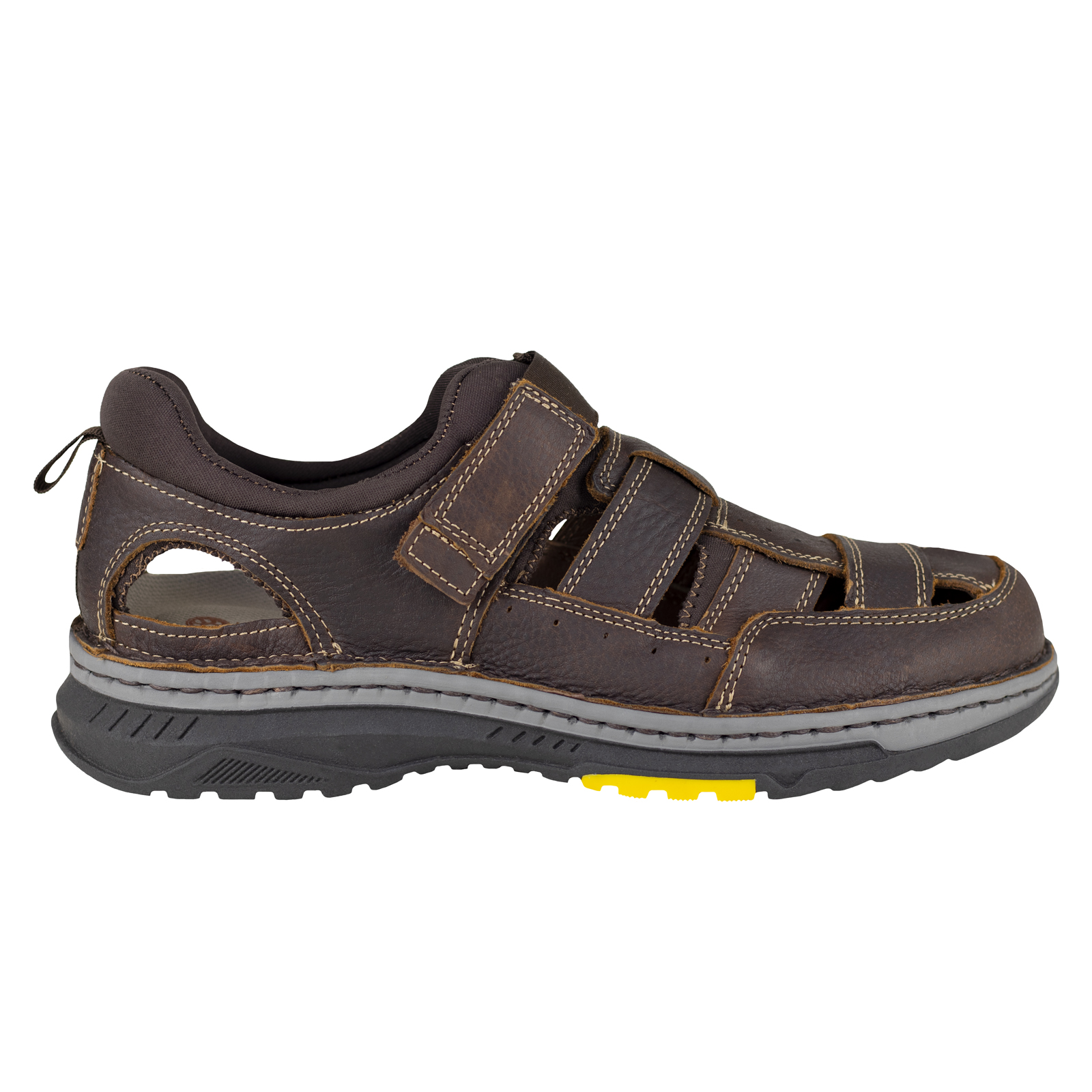 Sandalia Outdoor Hombre Huarache Lobo Solo 6517 Brown Piel