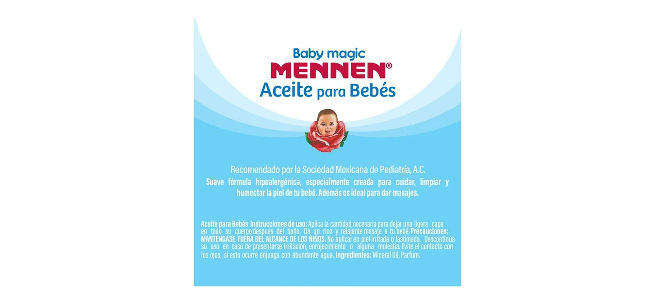 Aceite Mennen Baby 50ml.