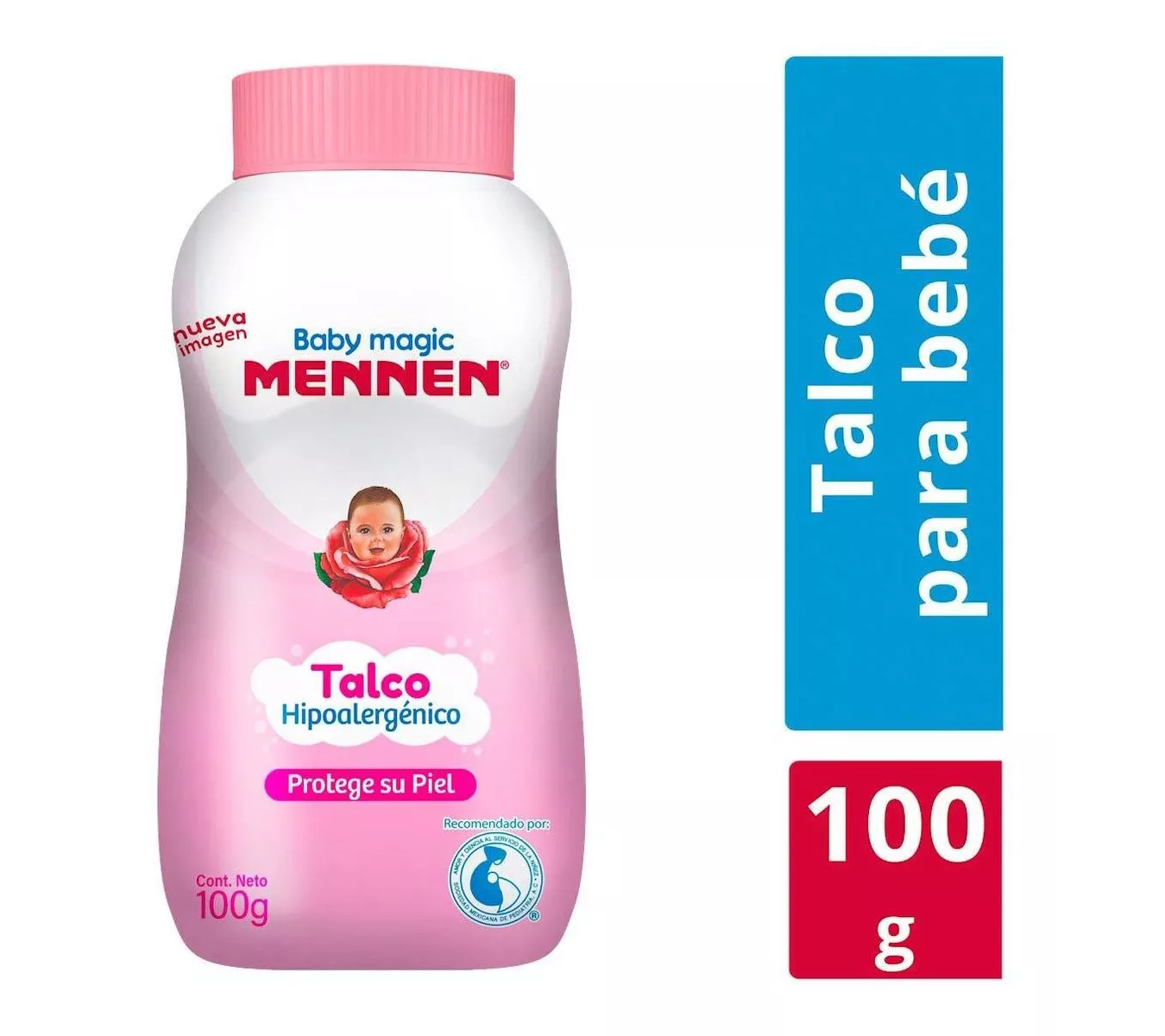 Talco Hipoalergenico Rosa Mennen 100g.