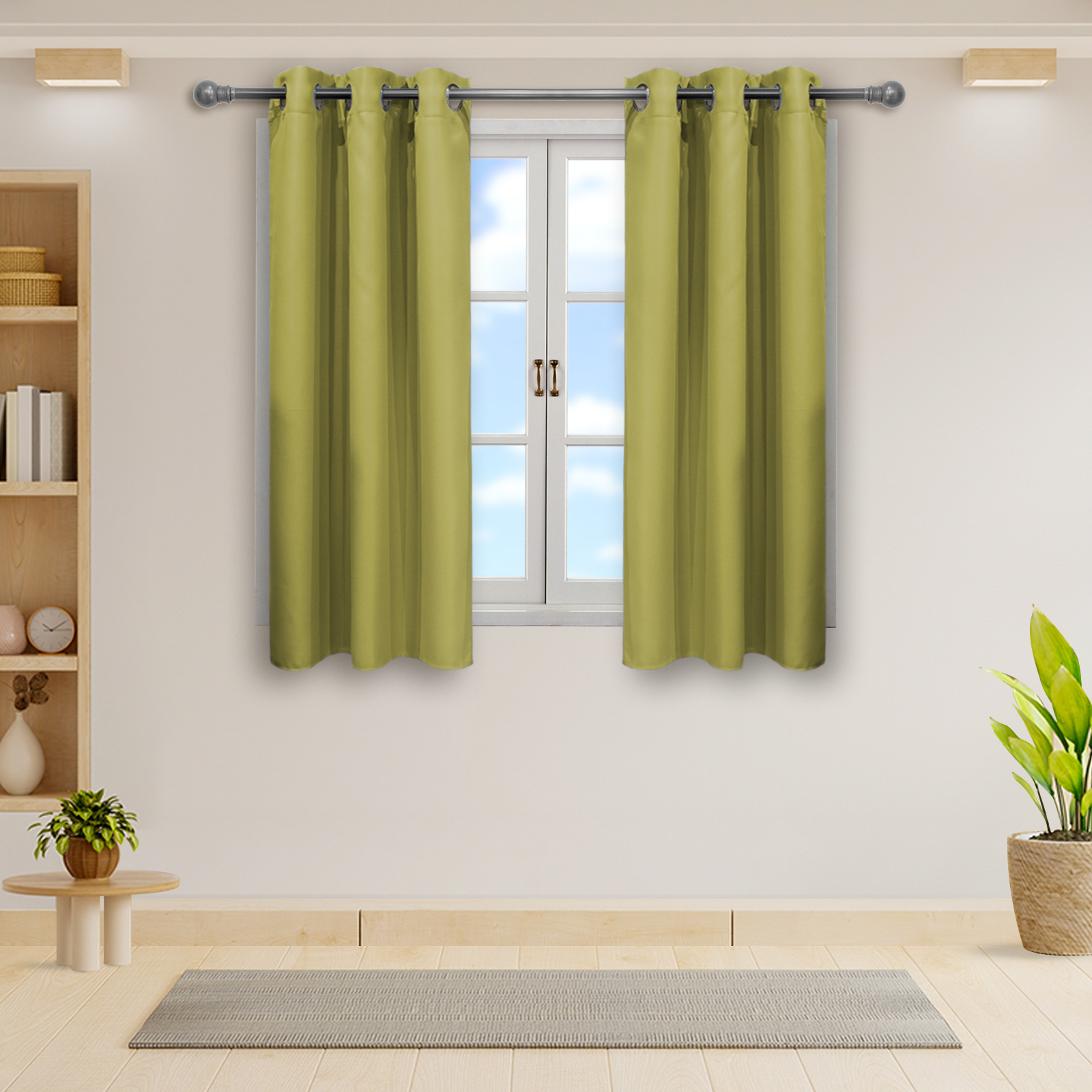Cortinas Blackout Lima Corta Térmico Lisa 95% Bloqueo Luz.