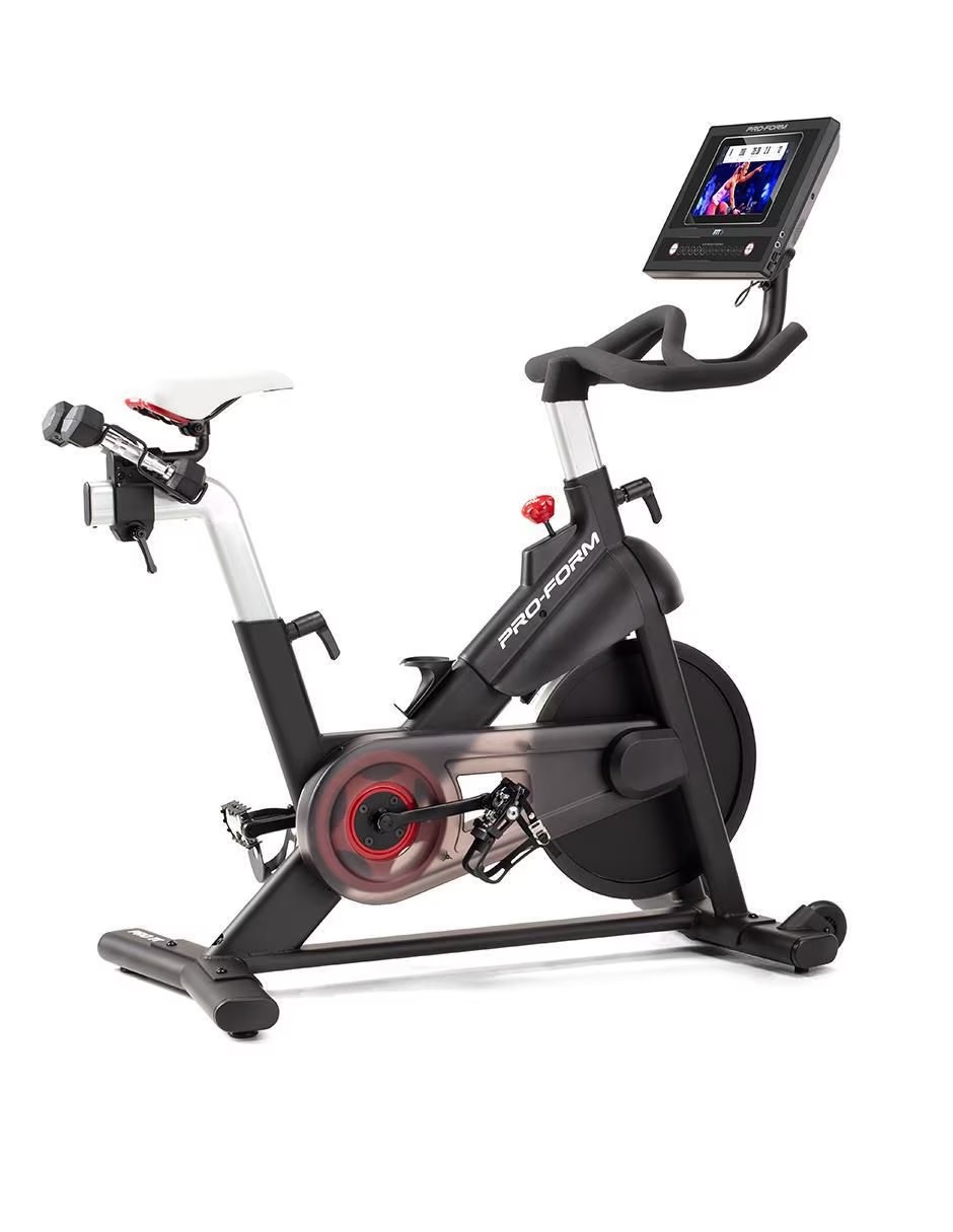 Bicicleta fija Proform acero inoxidable.
