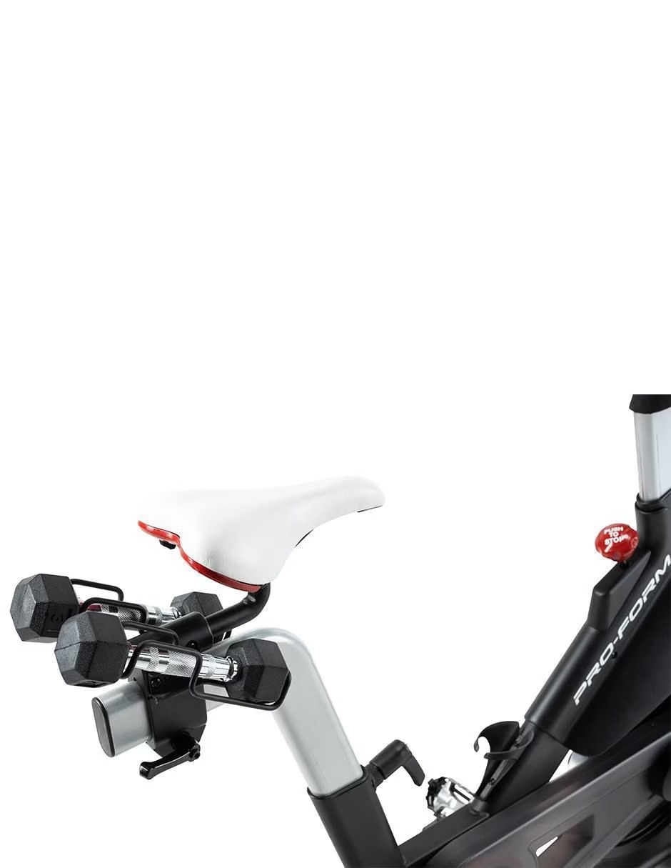 Bicicleta fija Proform acero inoxidable.