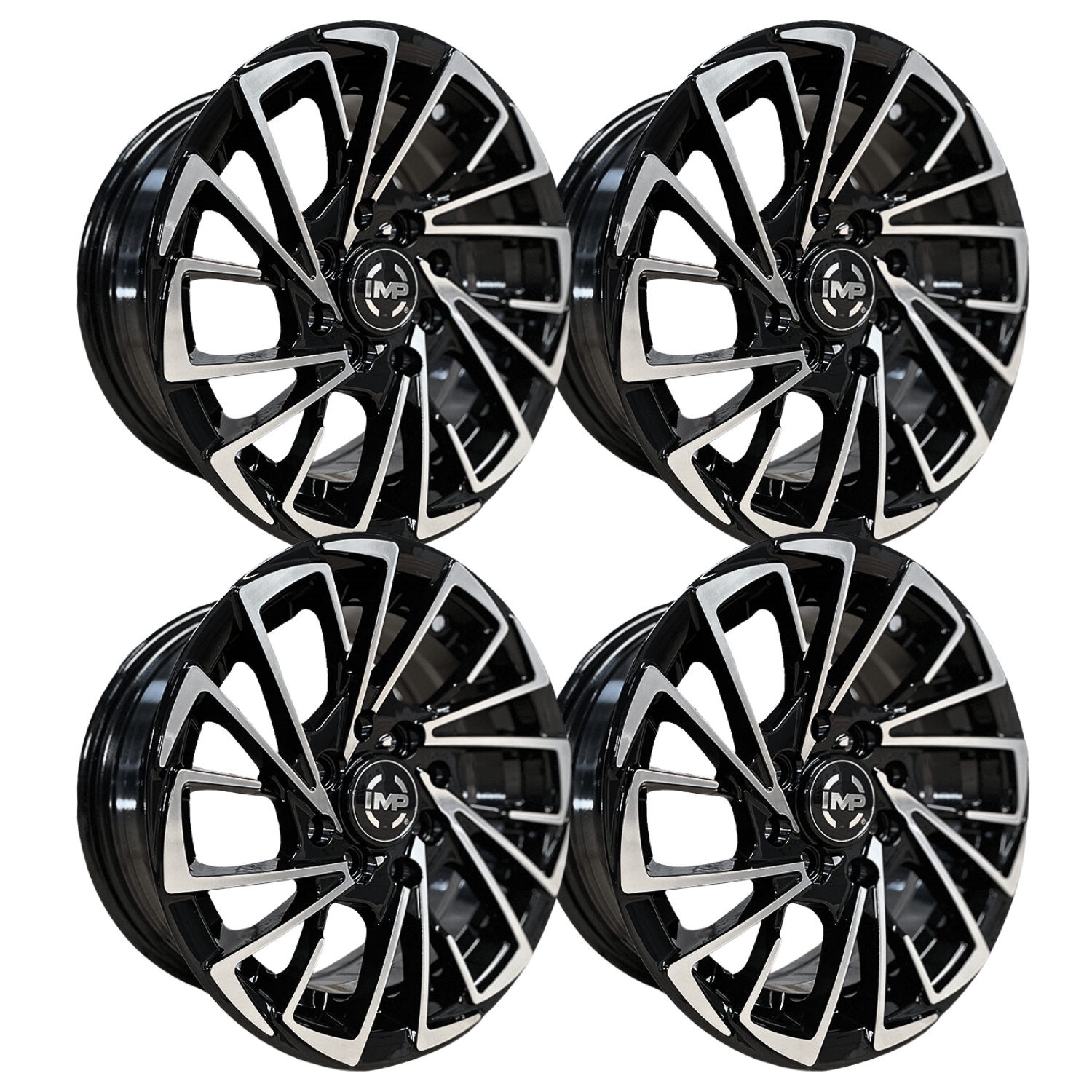 Paquete 4 Rines 13 8x100/114.3 Bmf Black., Matiz Tsuru