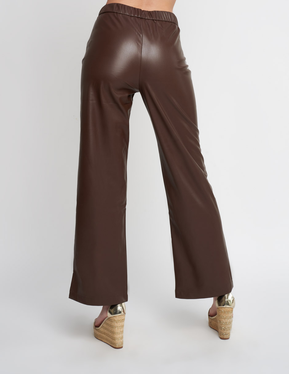 Pantalon Cafe Devendi de Vinipiel Café Tiro Alto