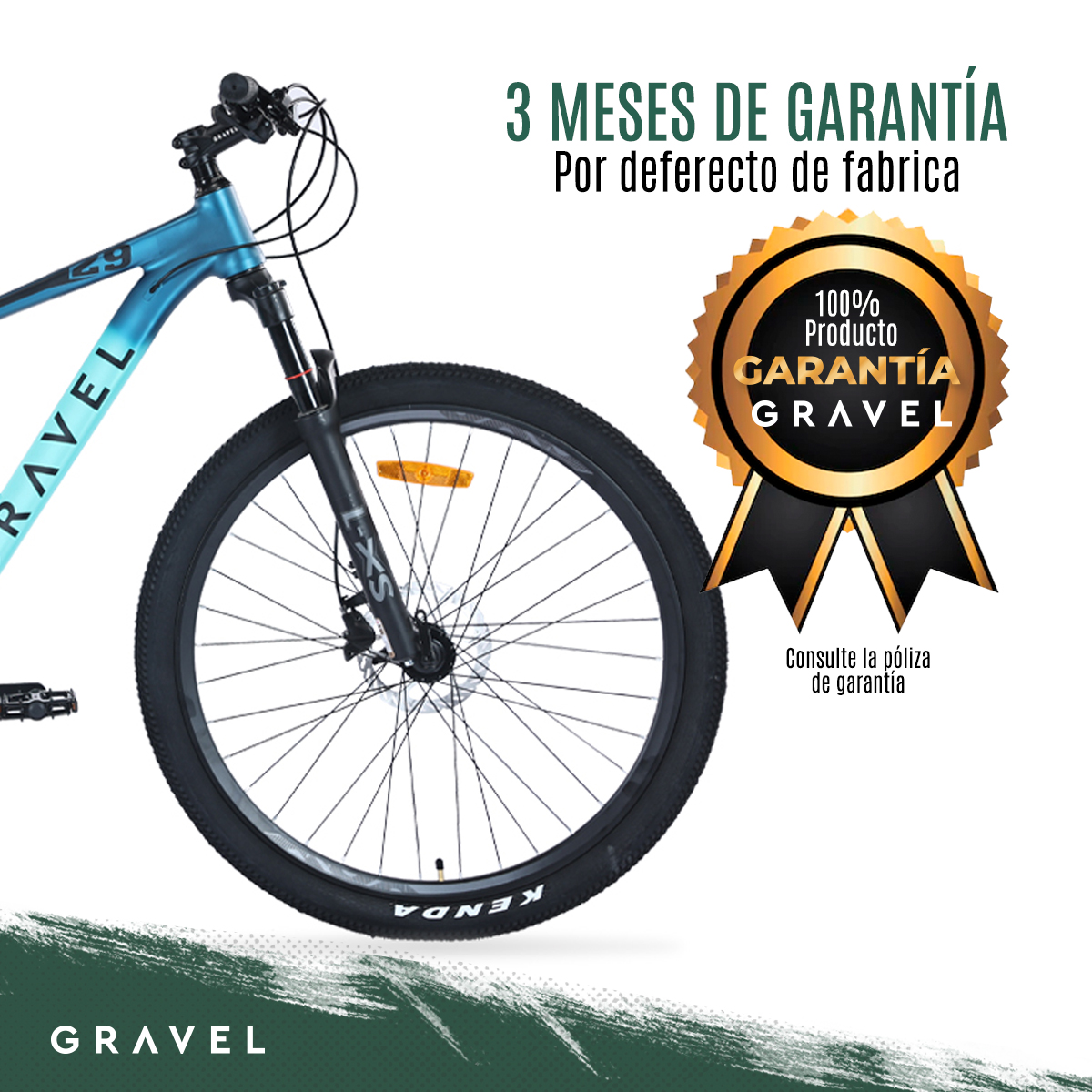 Bicicleta Gravel Andes Mtb De Montaña R29 24v Shimano Altus Color Azul Tamaño Del Cuadro 19