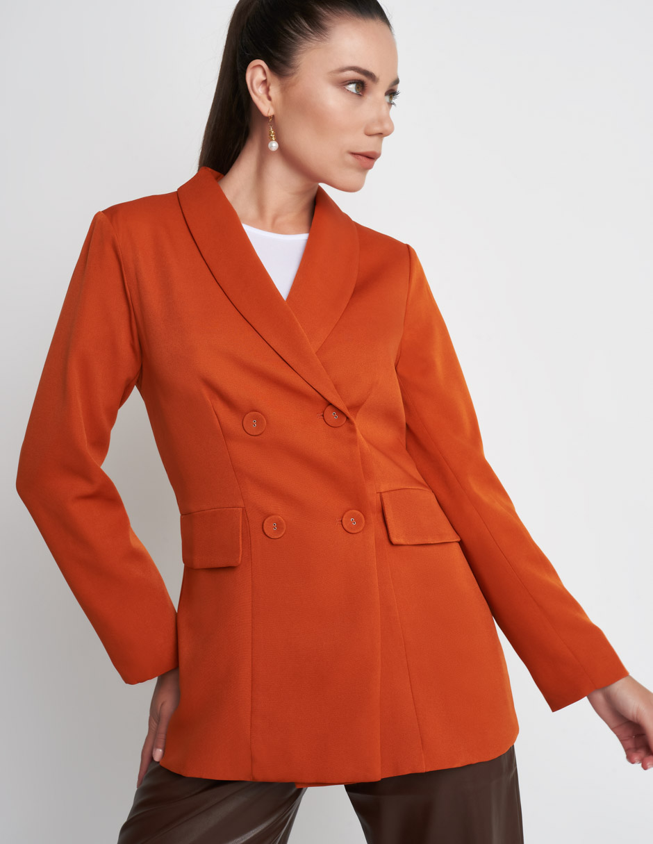 Sacos Naranja Mujer