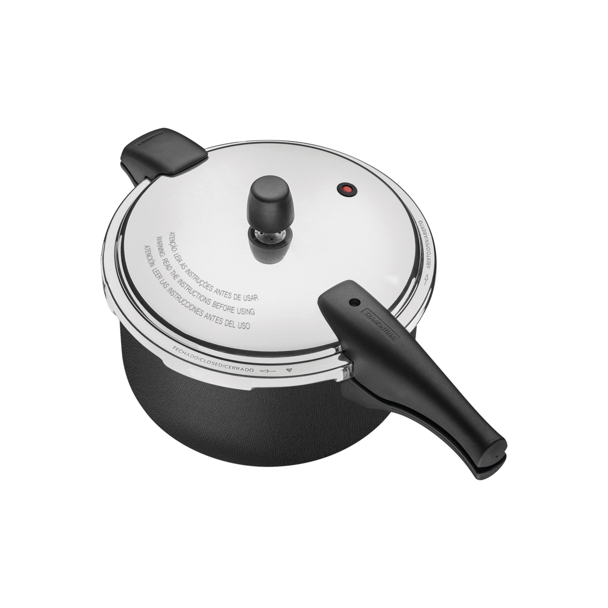 Olla de Presión Tramontina 20589624 / 20592424 Vancouver 24 cm 6 L Negro ENDY3.