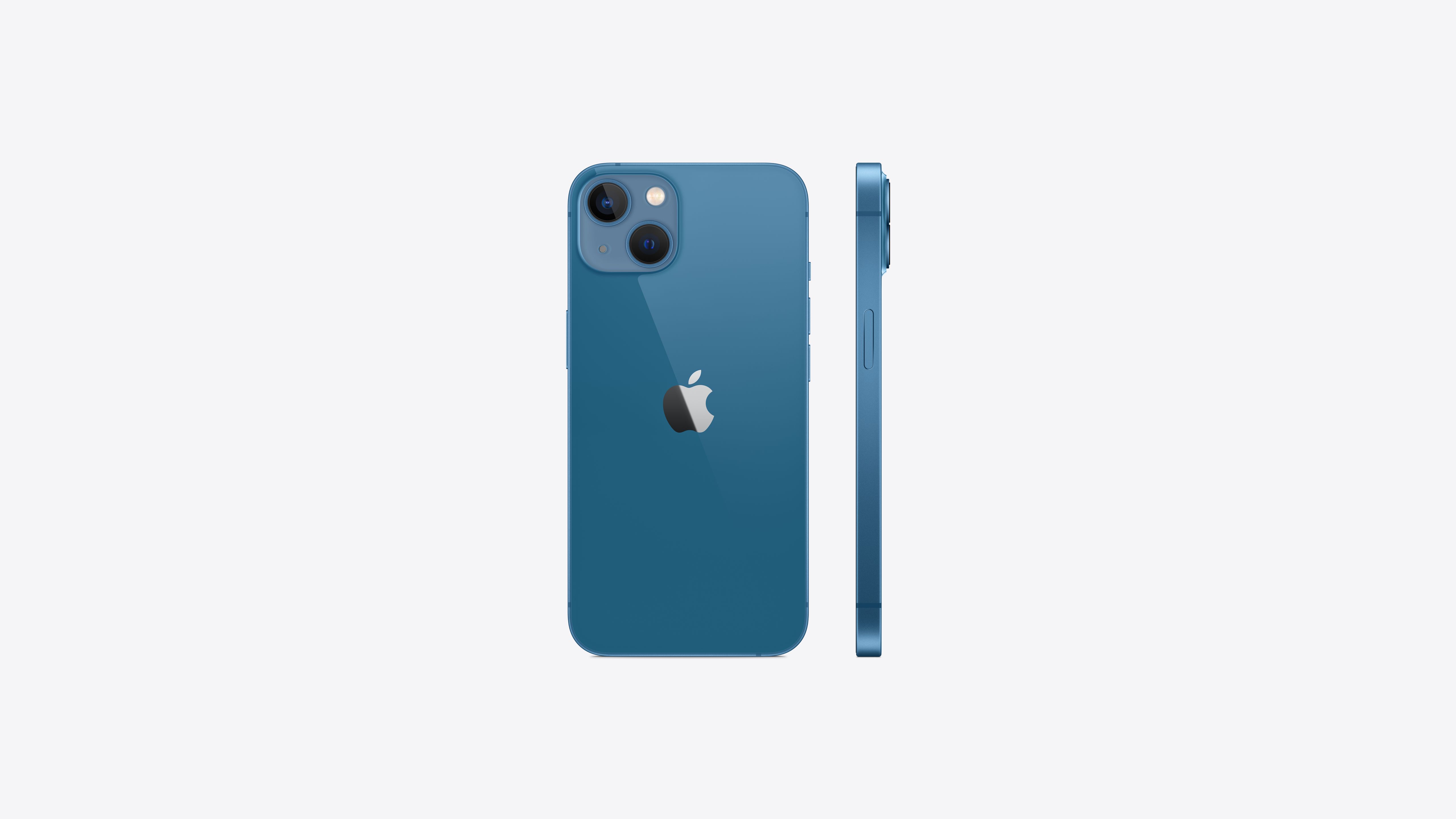 Combo iPhone 13 128GB Azul + Audifonos para iPhone + Turbocargador + Funda protectora.