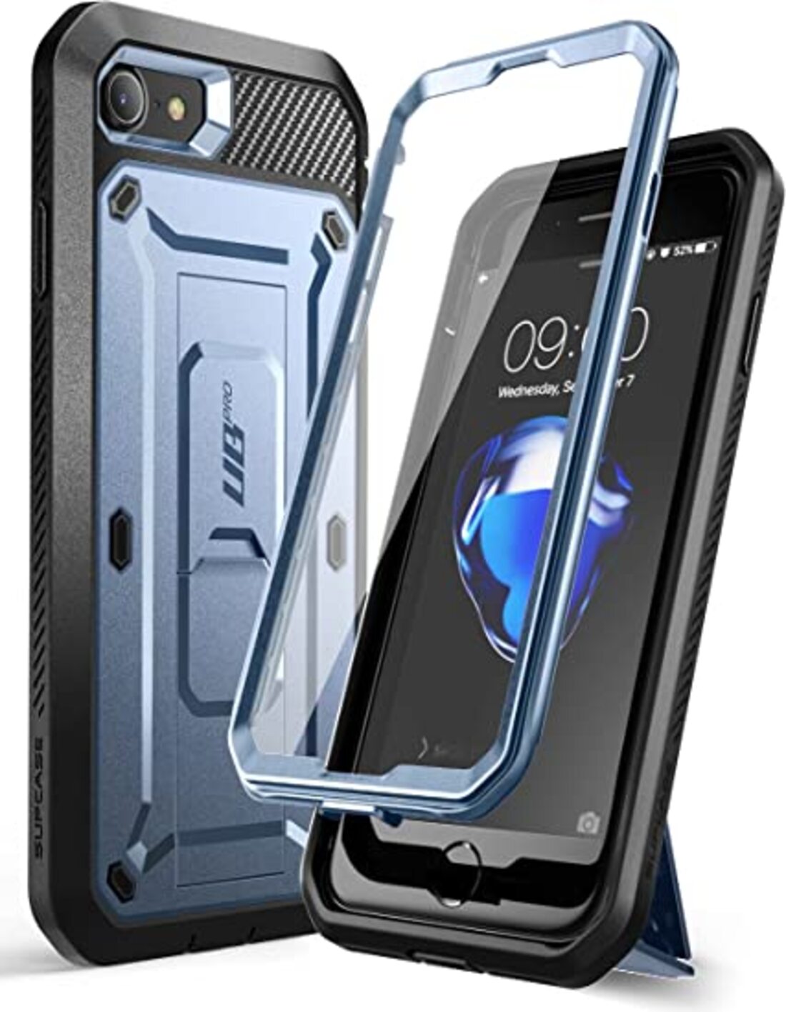 Funda para iPhone 7 y iPhone 8 2022 SE UBPro SP Azul Plata