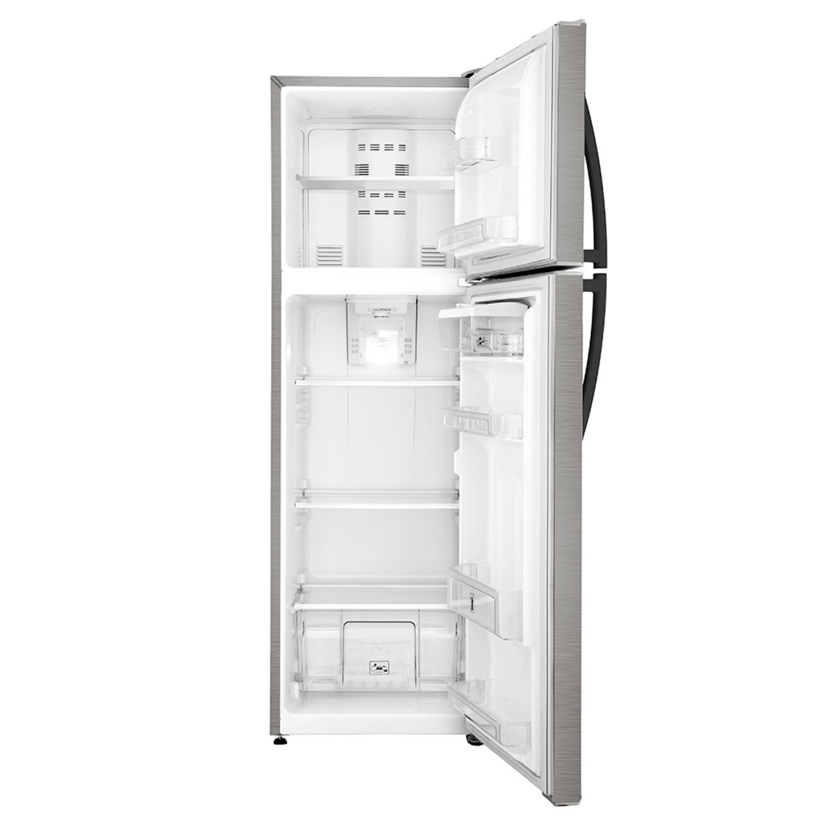 Refrigerador mabe 11 pies cúbicos gris rma300fjmrm0.