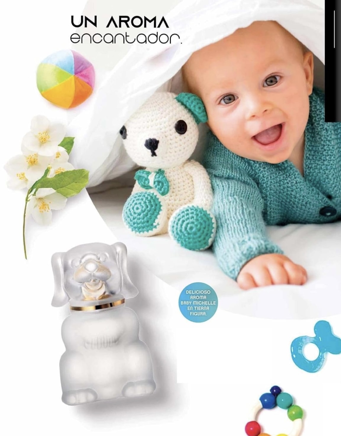 BABY BOBY MICHELLE PERFUME/FRAGANCIA INFANTIL PARA BEBÉ Y NIÑO PEQUEÑO EXCELENTE Y DURADERO AROMA EN UN HERMOSO FRASCO EN FORMA DE PERRITO