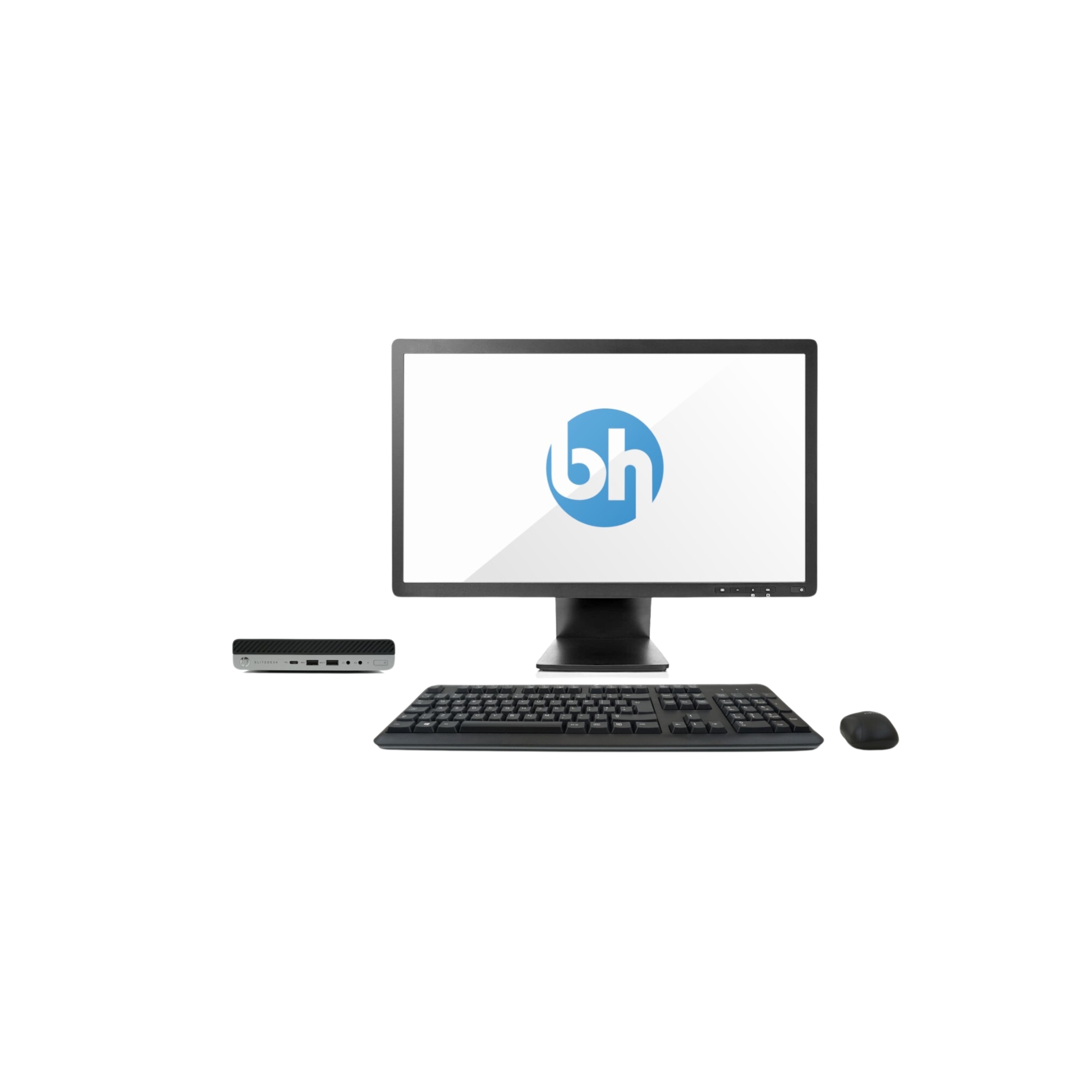 Equipo Completo Hp 705 G4 Ryzen 5 Pro 240gb Ssd 16gb Ram 2gb Video Lcd 22.