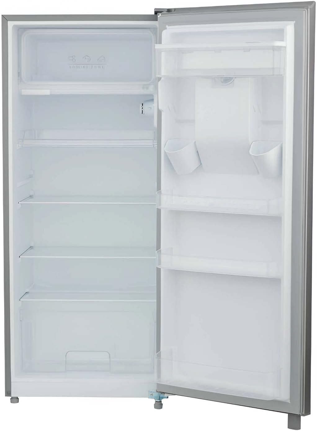 Refrigerador 7 pies semiautomático con despachador light silver midea.