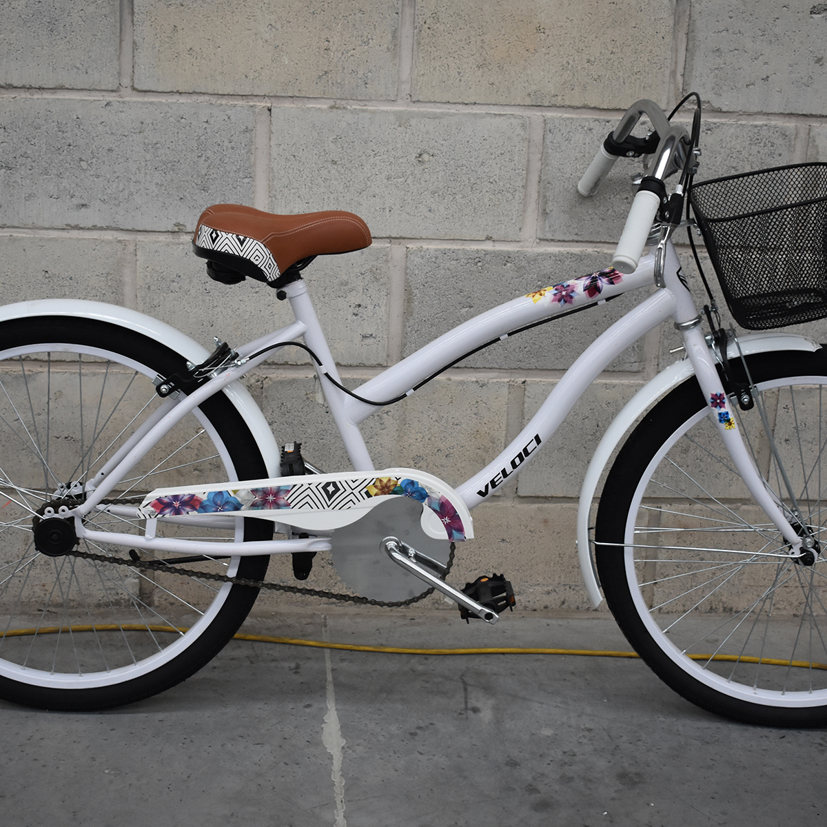 Bicicleta Veloci Usada Spring City R24 Blanco