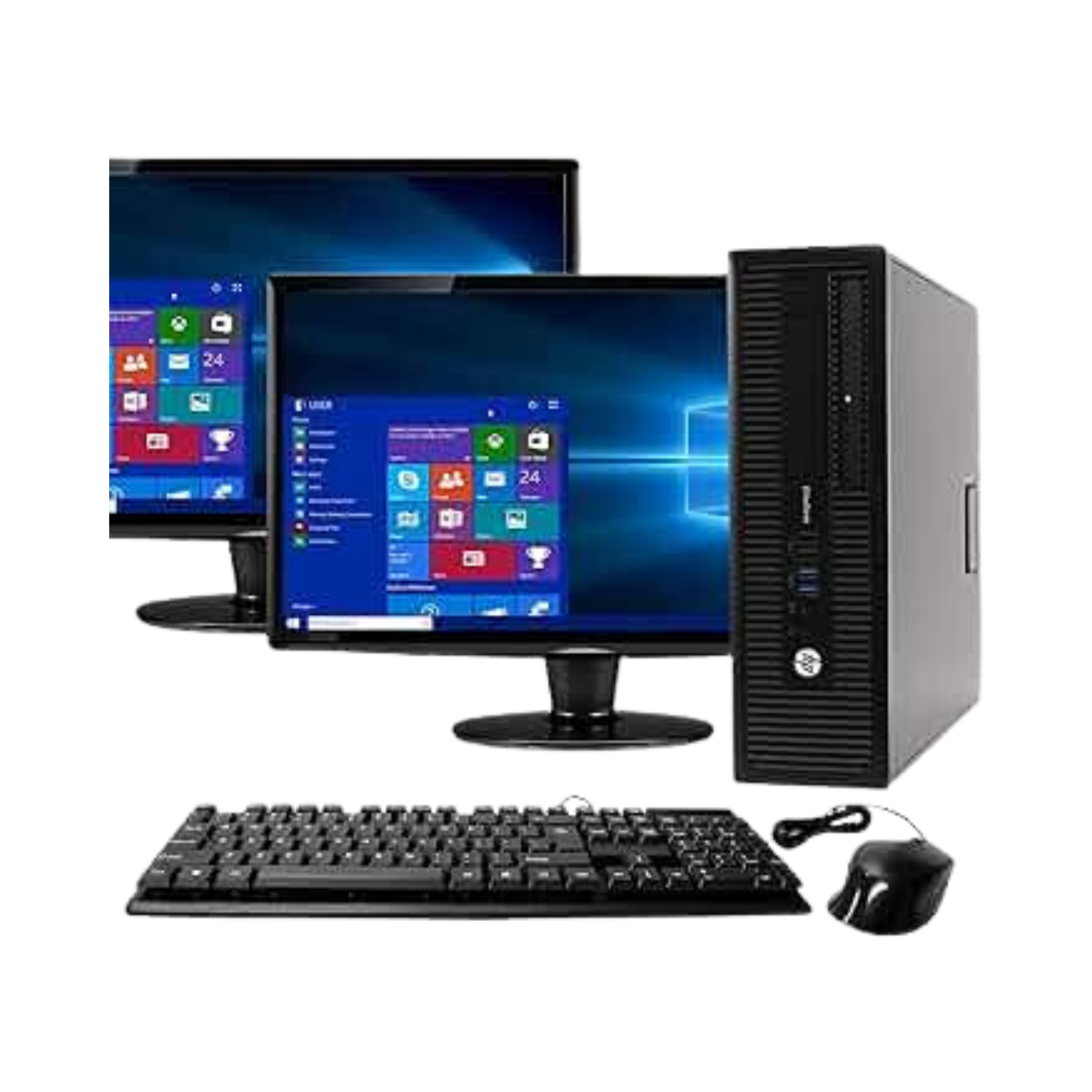 Equipo Completo Hp Prodesk Core I5 6ta gen 16ram Gb 240 ssd Hdd Monitor 22