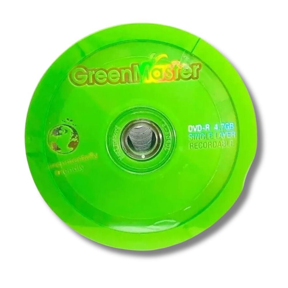 GreenMaster Green DVD-R con 50 discos