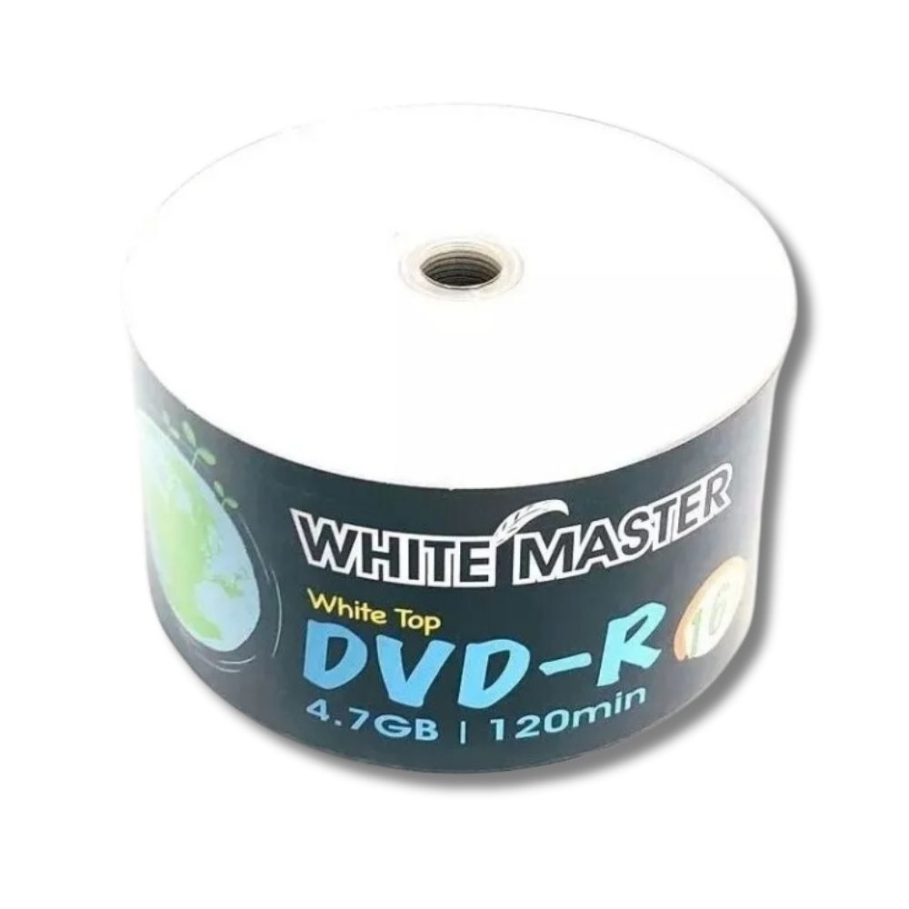 White Master DVD-R con 50 discos
