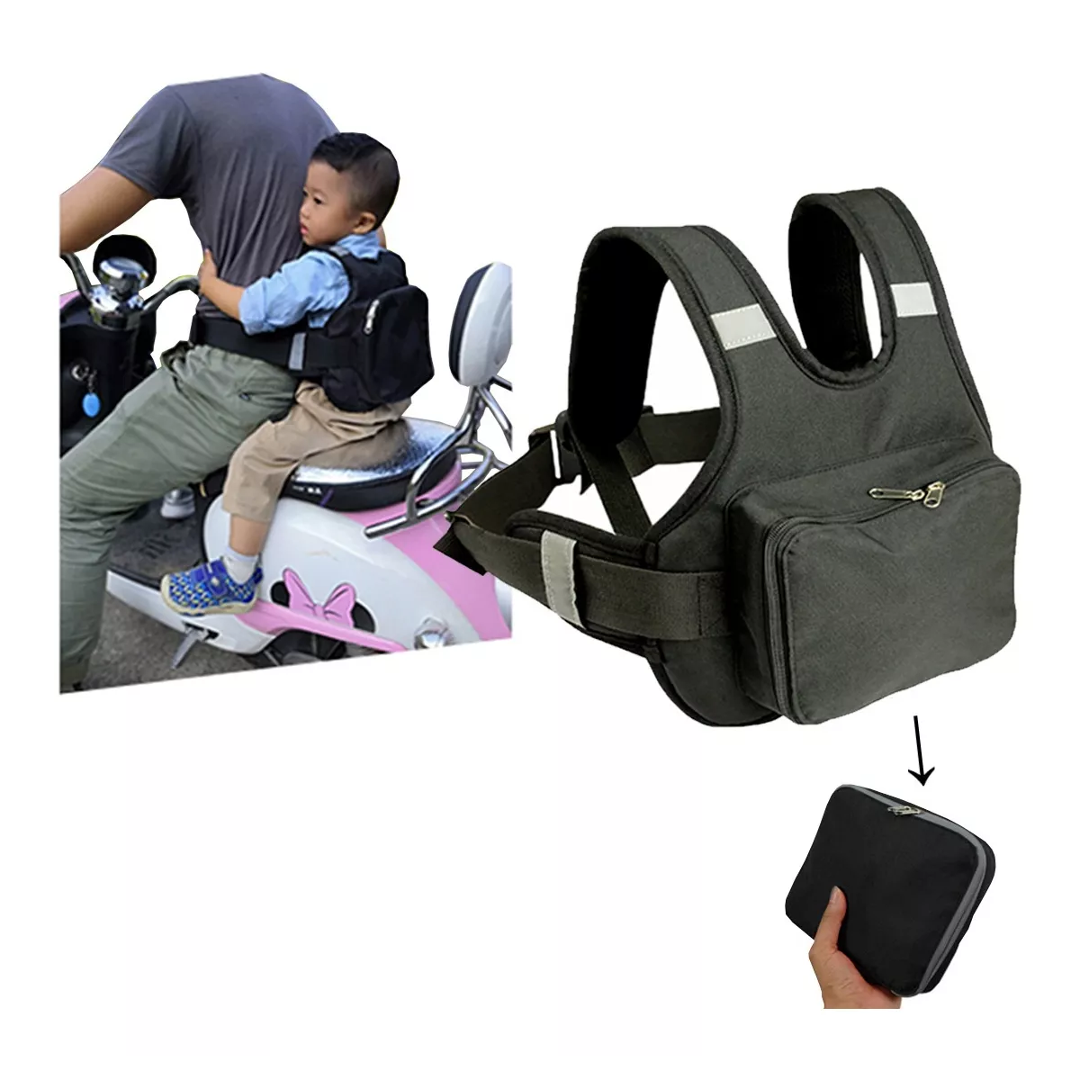 Cinturón De Seguridad Para Niños Para Motocicleta