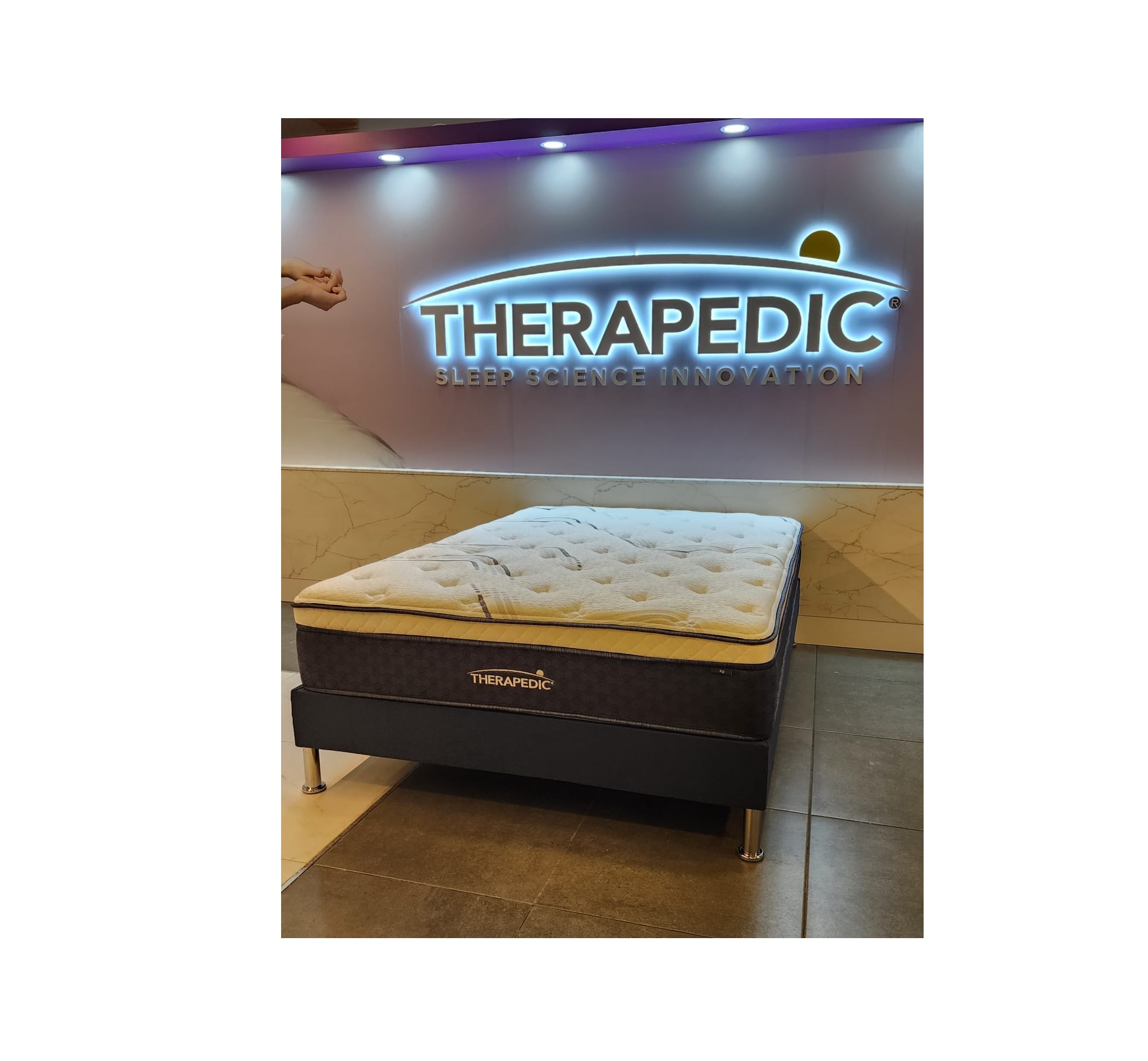 Colchon Individual Therapedic Fiji Semi Firme Comodisimo.