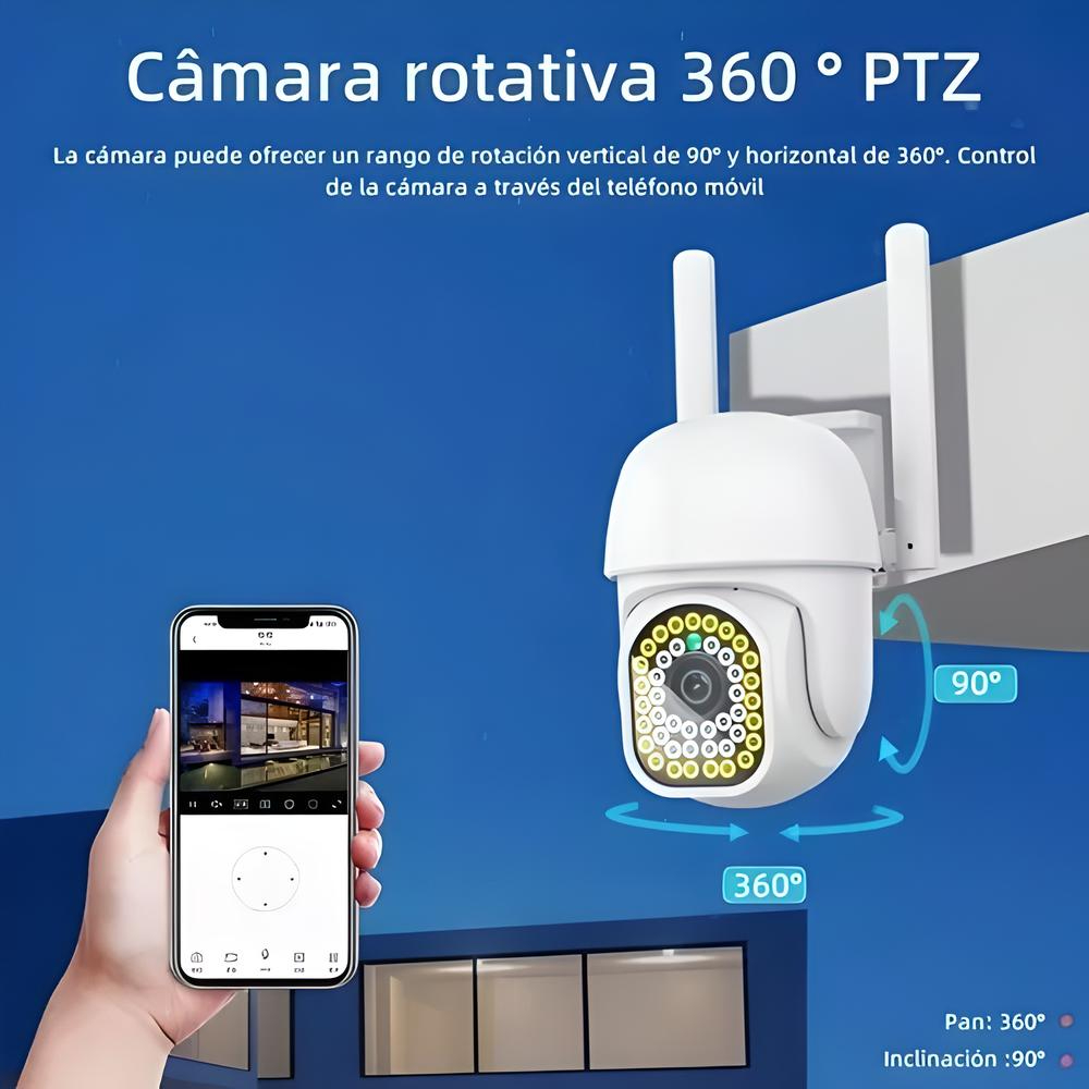 Cámaras De Seguridad Vigilancia Exterior Wifi Inalambricas