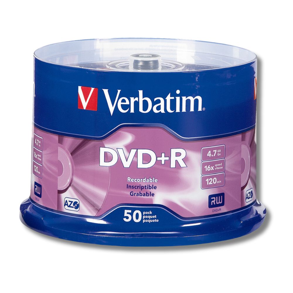 Verbatim DVD+R Campana Rigida con 50 discos