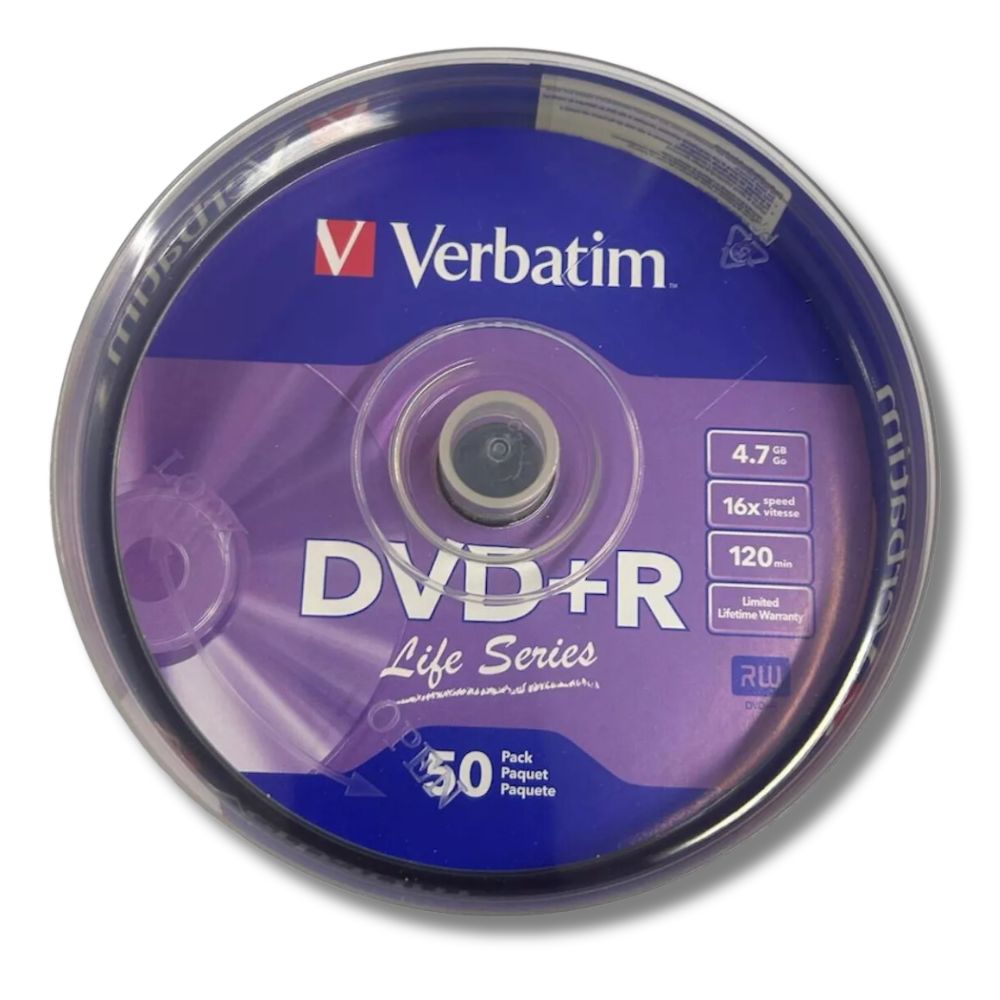 Verbatim DVD+R Campana Rigida con 50 discos