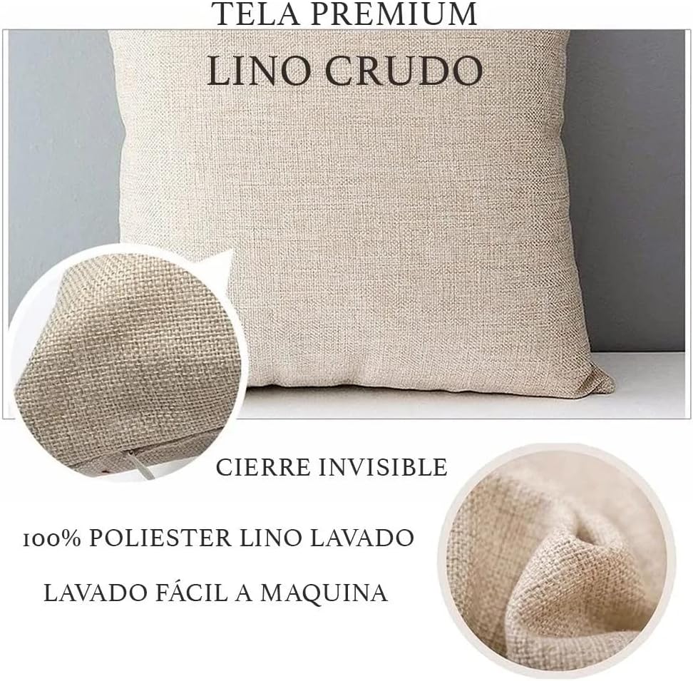 Set 2 Fundas Para Cojínes Arte Mexicano Otomí En Lino