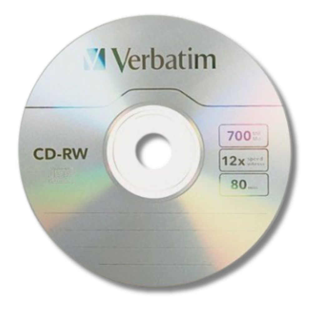 Verbatim CD-RW Regrabable con 25 discos Campana Rigida
